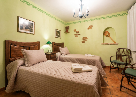 Casa rural nuri de rei B dormitorio