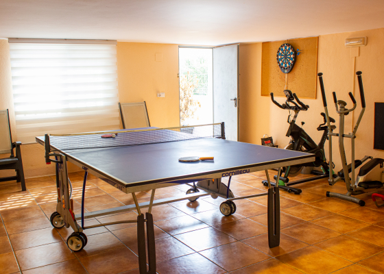 Salón de juegos, ping pong